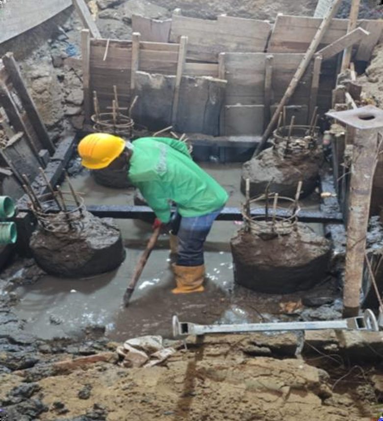 Obra civil en tanques, Tanques del Otún