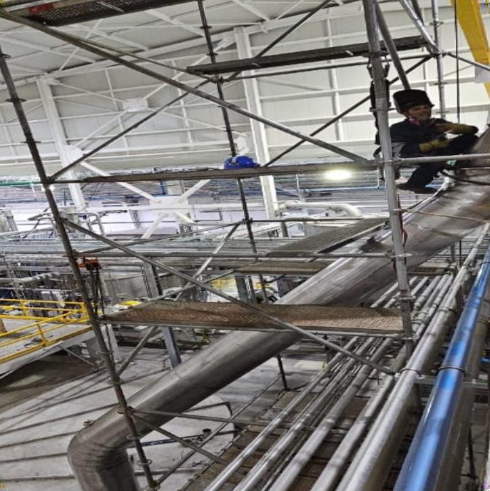 Tuberías de proceso instaladas por PROARIN